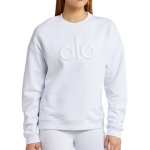 ALO Yoga Women's Classic White Hoodie